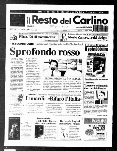 Il Resto del Carlino : giornale dell'Emilia